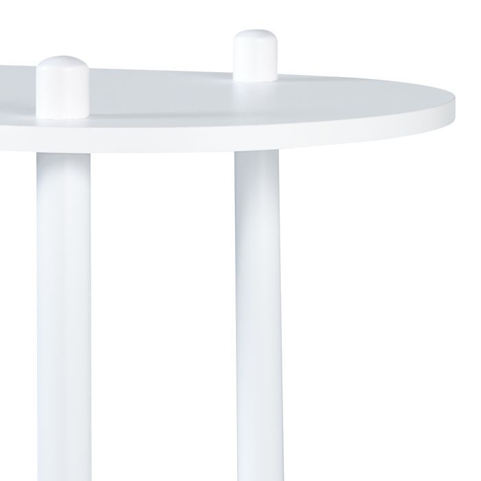Freestanding Øvre 5-tier white shelf
