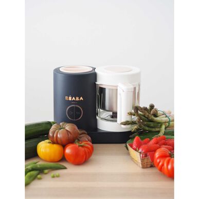 Procesador de alimentos Béaba Babycook Robot Cuiseu Night Blue para comida de bebé, azul oscuro, 1 unidad.