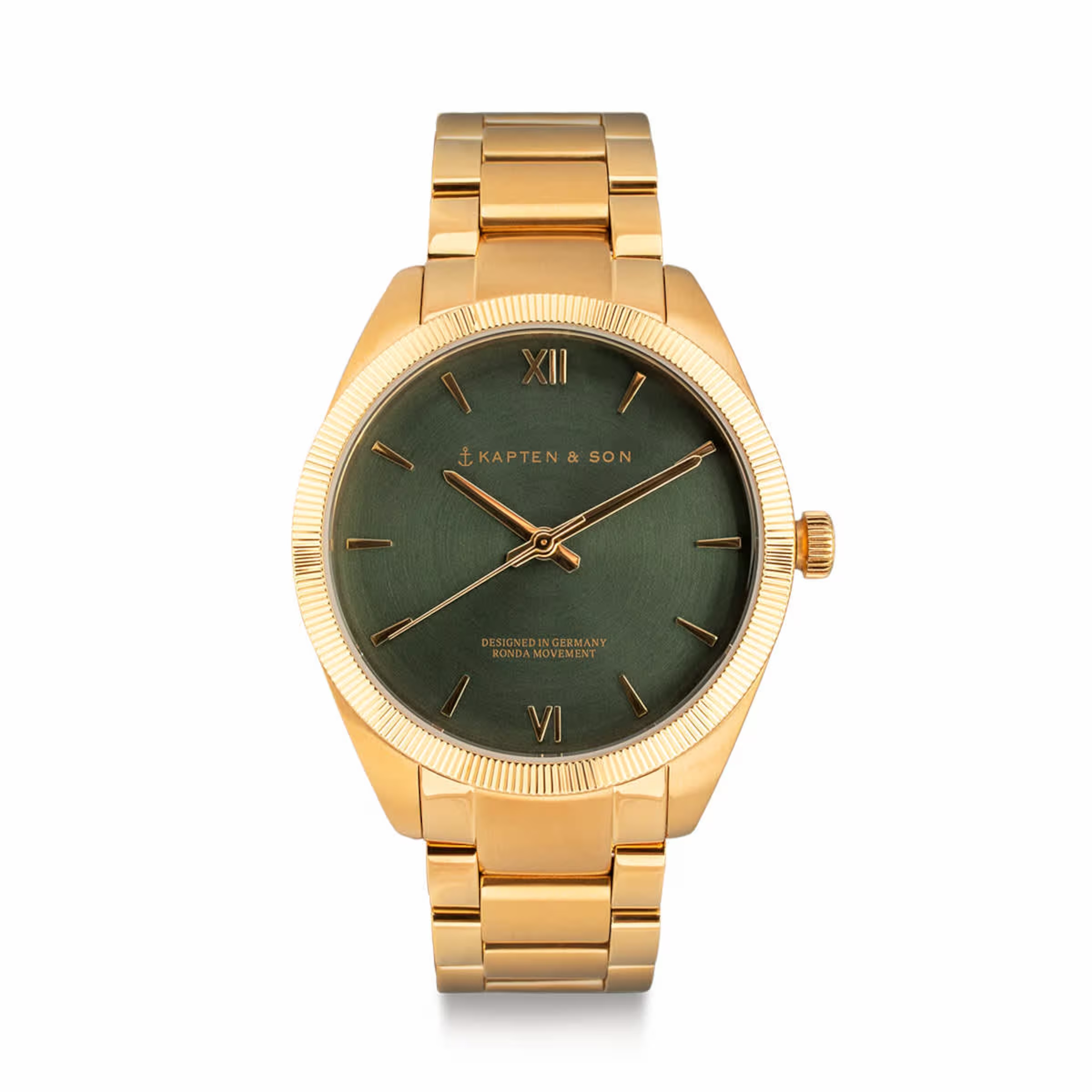 Acier vert doré Crush