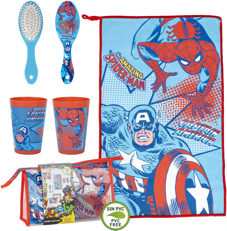 Marvel Avengers reisset, een reisset voor kinderen.