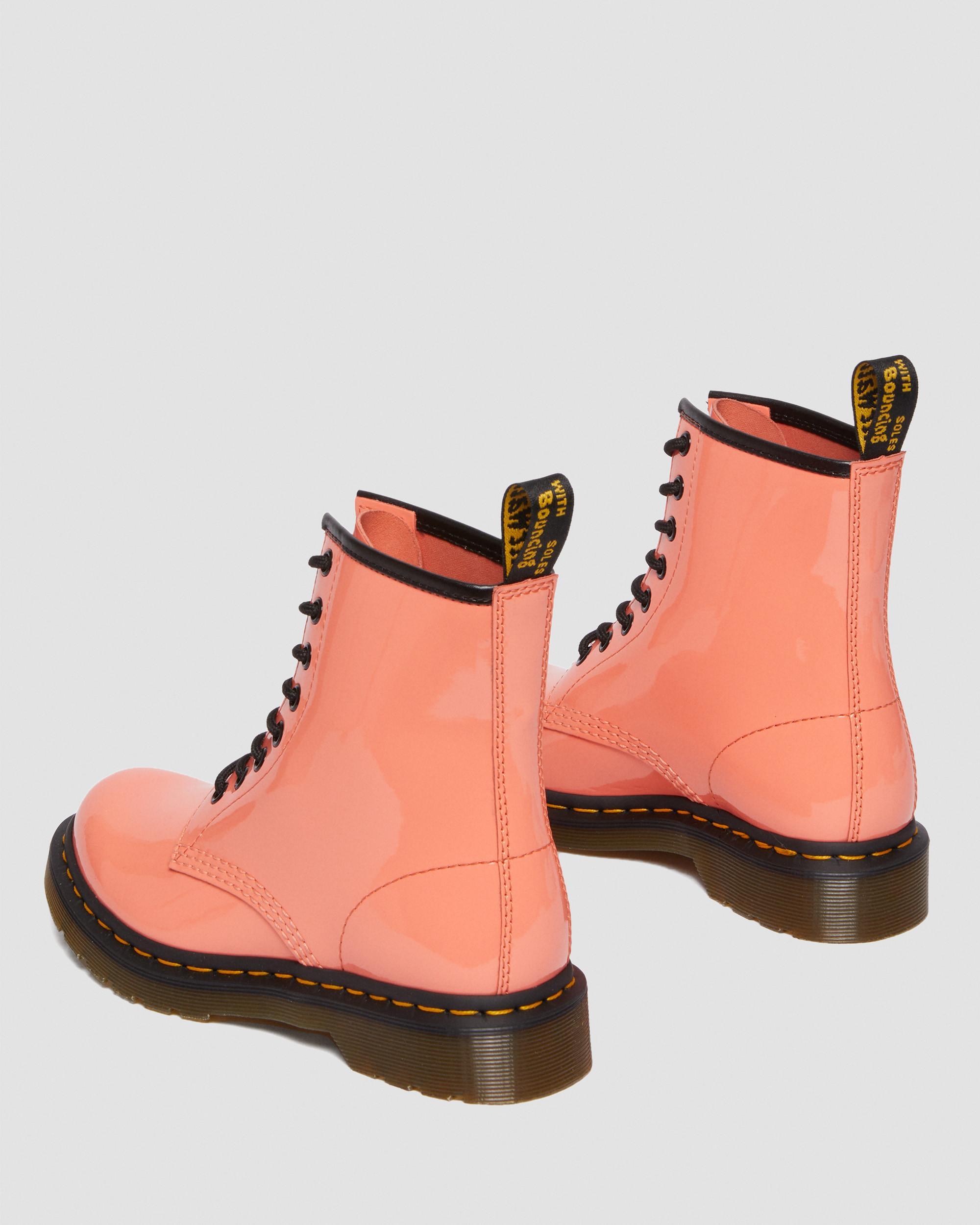 1460 Women's Patent Leather Lace Up Boots