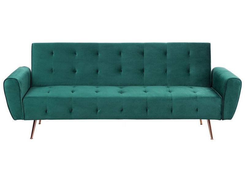 Sofa kanapa funkcja spania szmaragdowa