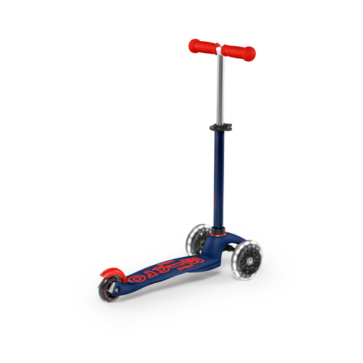 Mini trottinette Micro Deluxe LED bleue/rouge