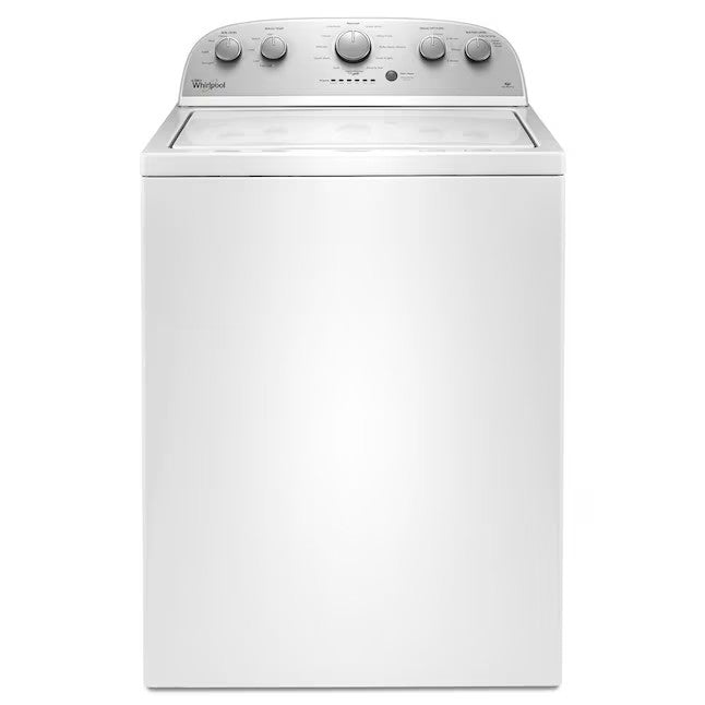 Whirlpool 3,5-Kubikfuß-Toplader-Waschmaschine mit hocheffizientem Rührwerk (Weiß)