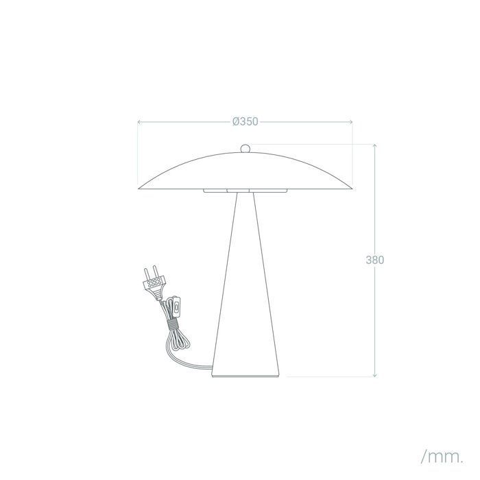 Lampe à Poser Métal Irmah Beige