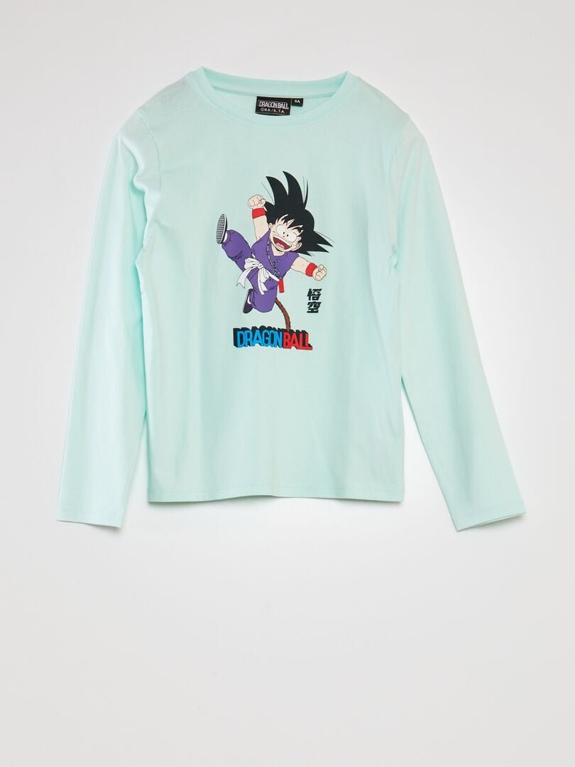 Conjunto de pijama de Dragon Ball Z - Camiseta + pantalón - 2 piezas - AZUL