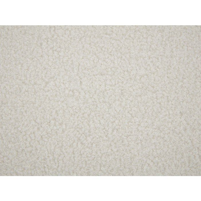 Cadeira giratória COSSATO em tecido bouclé branco