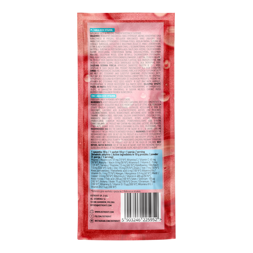 OstroVit Aqua Kick VITAMIINI-MINUUNI