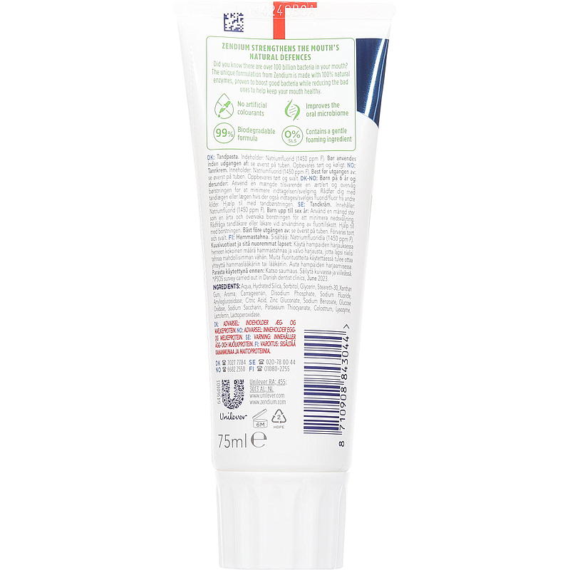 Pasta de dientes Zendium 75 ml Zendium Clásico