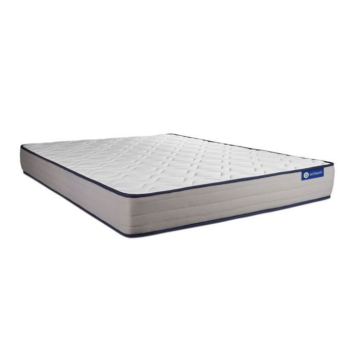 Mattress and bed base set 120x190 cm - White bed base (assembly required) - Actilatex Form