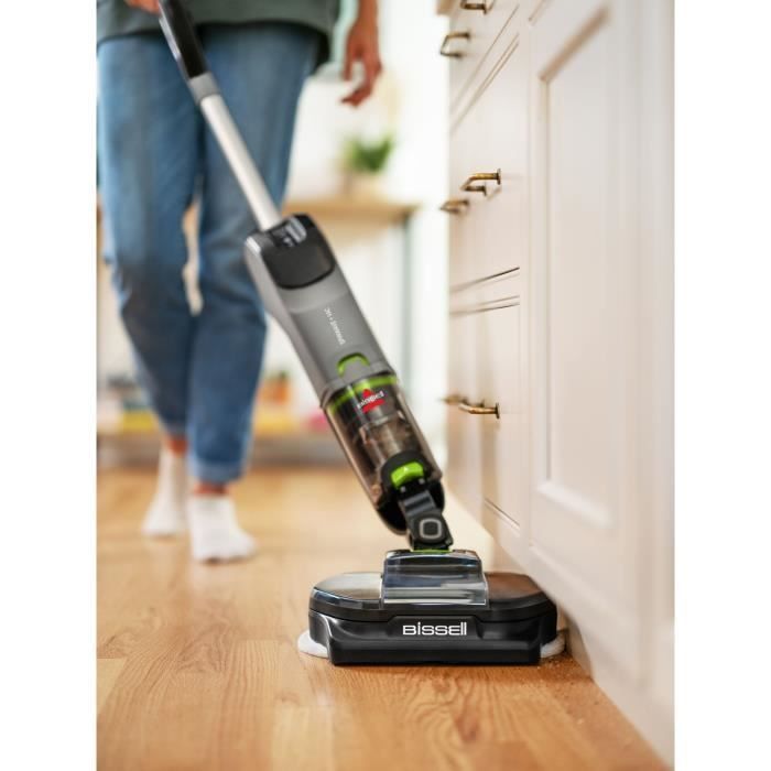BISSELL SpinWave + Vac Pet Select - Nettoyeur / Aspirateur sans fil - 25,9 V - 3 modes - 70 min