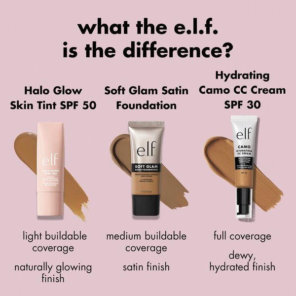 elf Halo Glow SPF50 1 nijansa za svijetlu neutralnu kožu<br>30ml