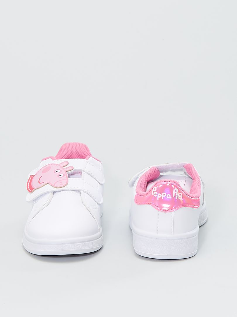 Trampki Peppa Pig Velcro – białe