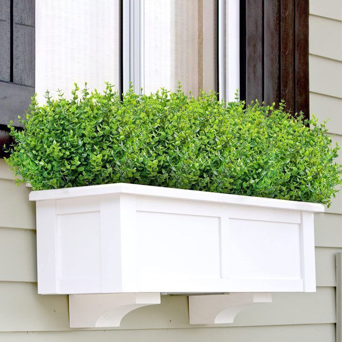 Tallos de plantas artificiales - KENLUMO - 24 piezas - Aspecto realista - Sin mantenimiento - Uso exterior