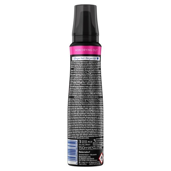 NIVEA Extreme Hold 6 Izuzetno jaka pjena za oblikovanje kose<br>150ml