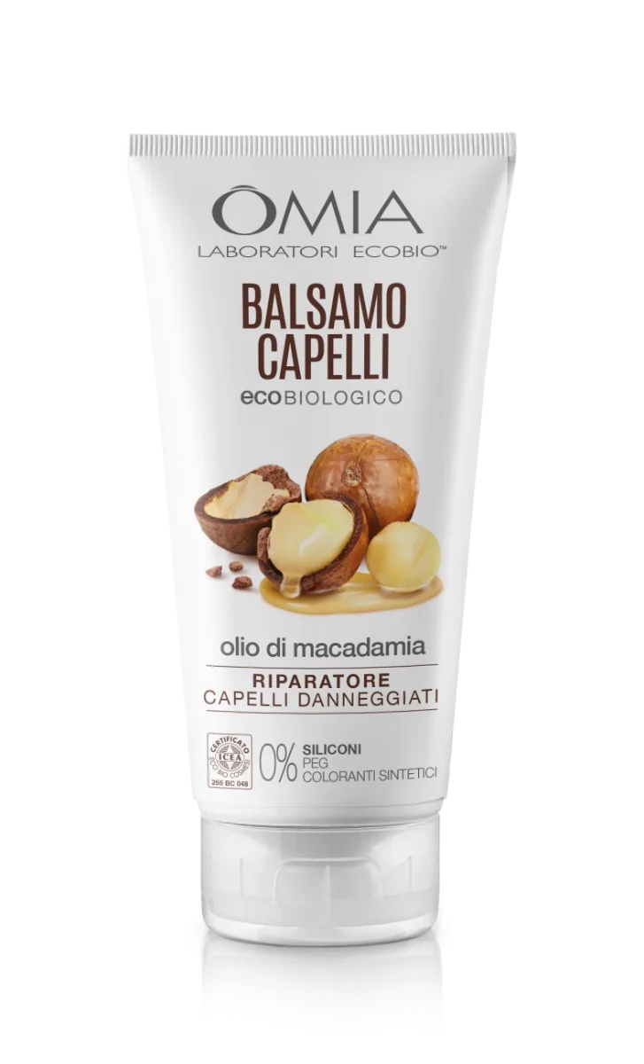 OMIA Condicionador Omia Macadamia Ecobio 180 ml para cabelos danificados