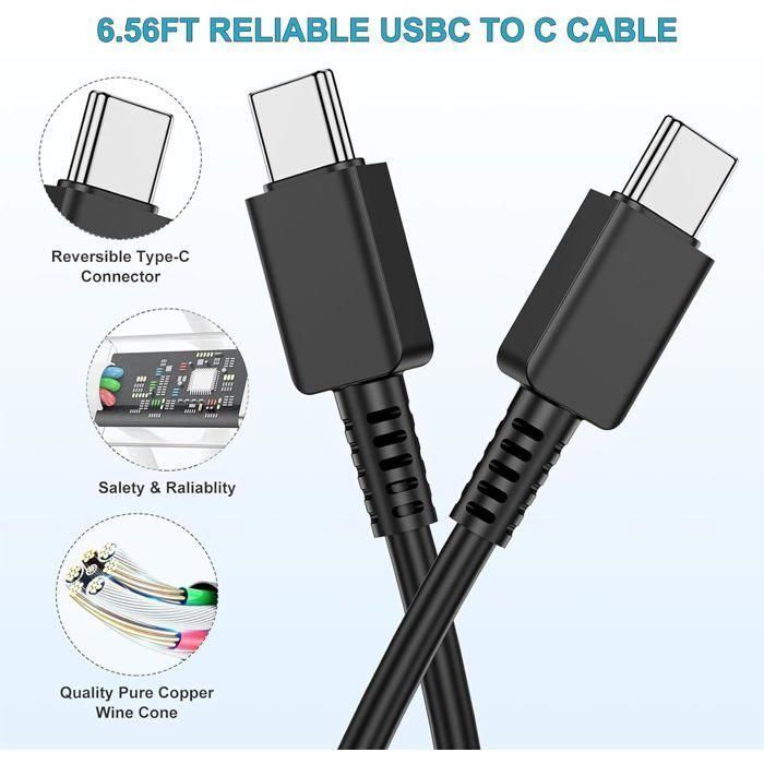 45W USB C Charger - Fast Charging - Power Delivery 3.0 - Compatible Galaxy S23/S24