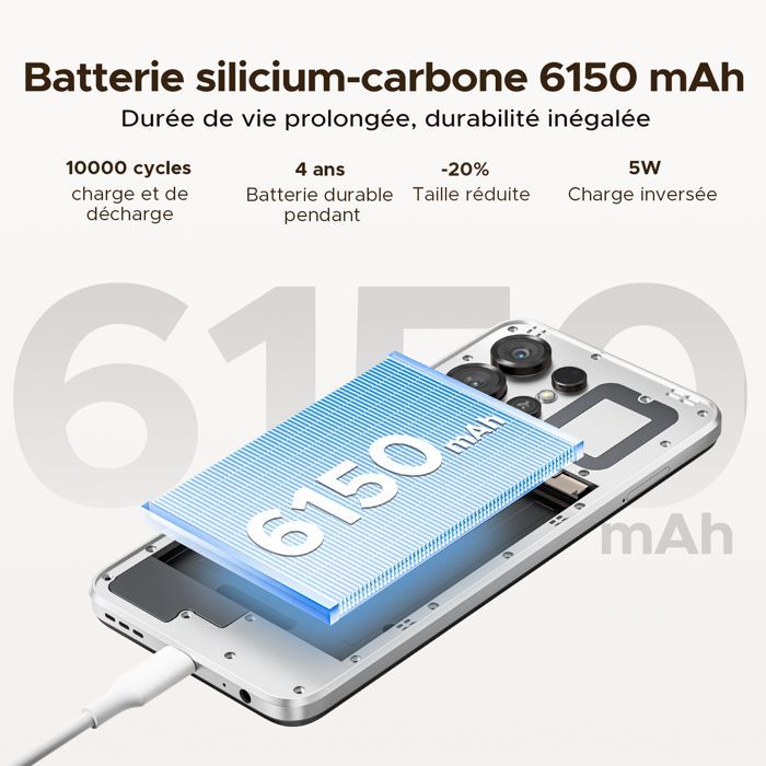 DOOGEE Note56 X Smartphone económico Android 16, 24 GB + 64 GB, pantalla HD+ de 6,56