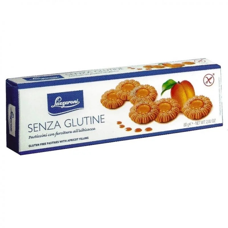 LAZZARONI Lazzaroni Pastéis de damasco sem glúten 80g