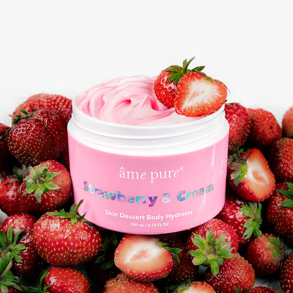 Fresa y crema pura de âme