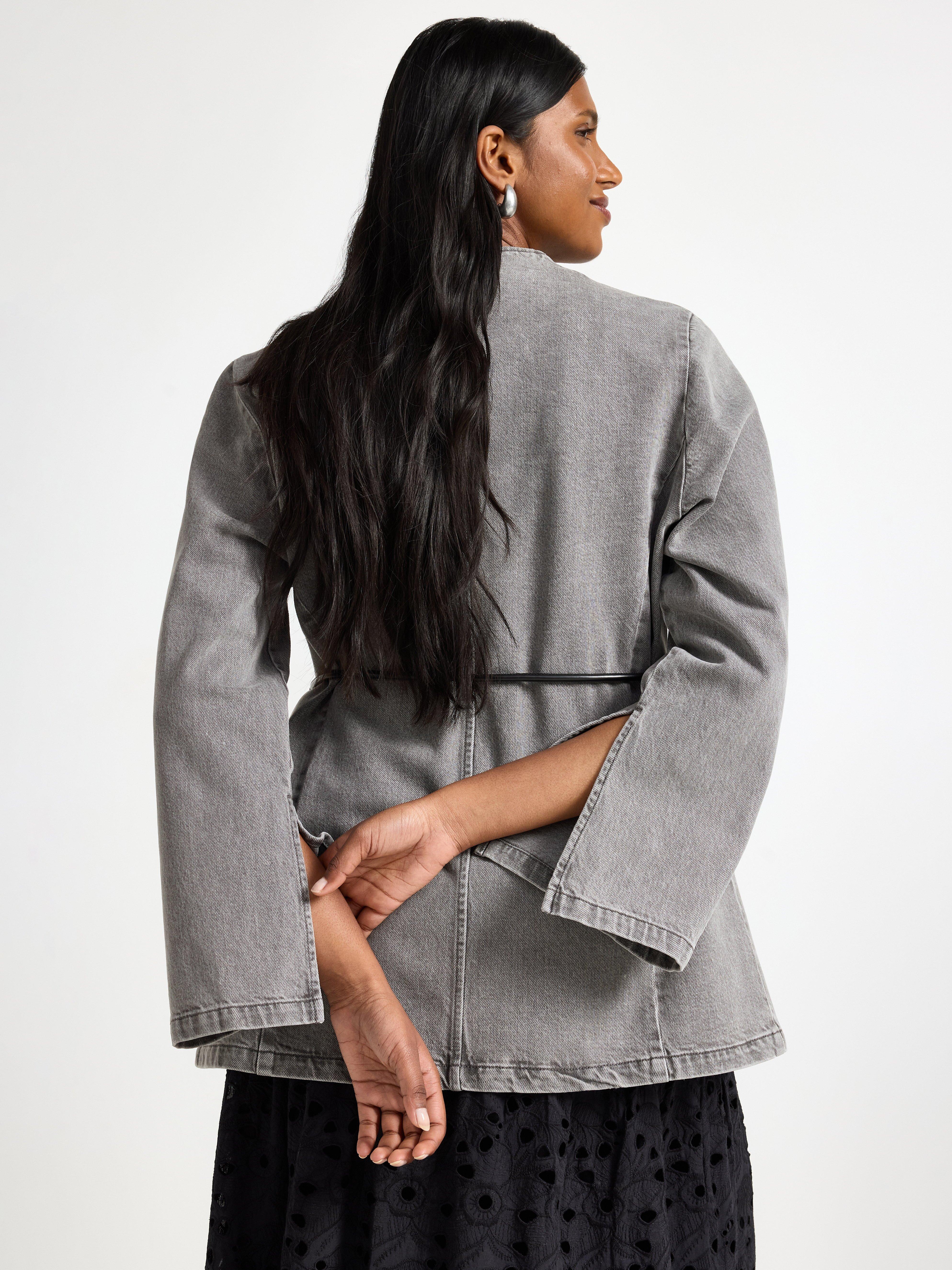 Jeansjacke Schwarz