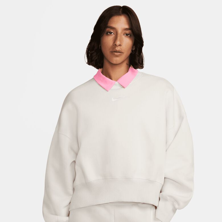 Felpa girocollo oversize Sportswear Phoenix in pile