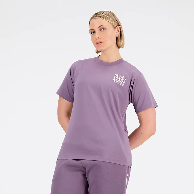 Damska luźna koszulka av bawełny Essentials Jersey - SHADOW