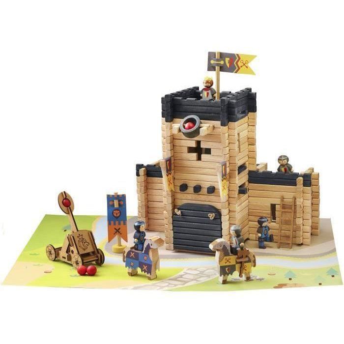 Castle and Catapult - Construction Set - JEUJURA - 270 pieces