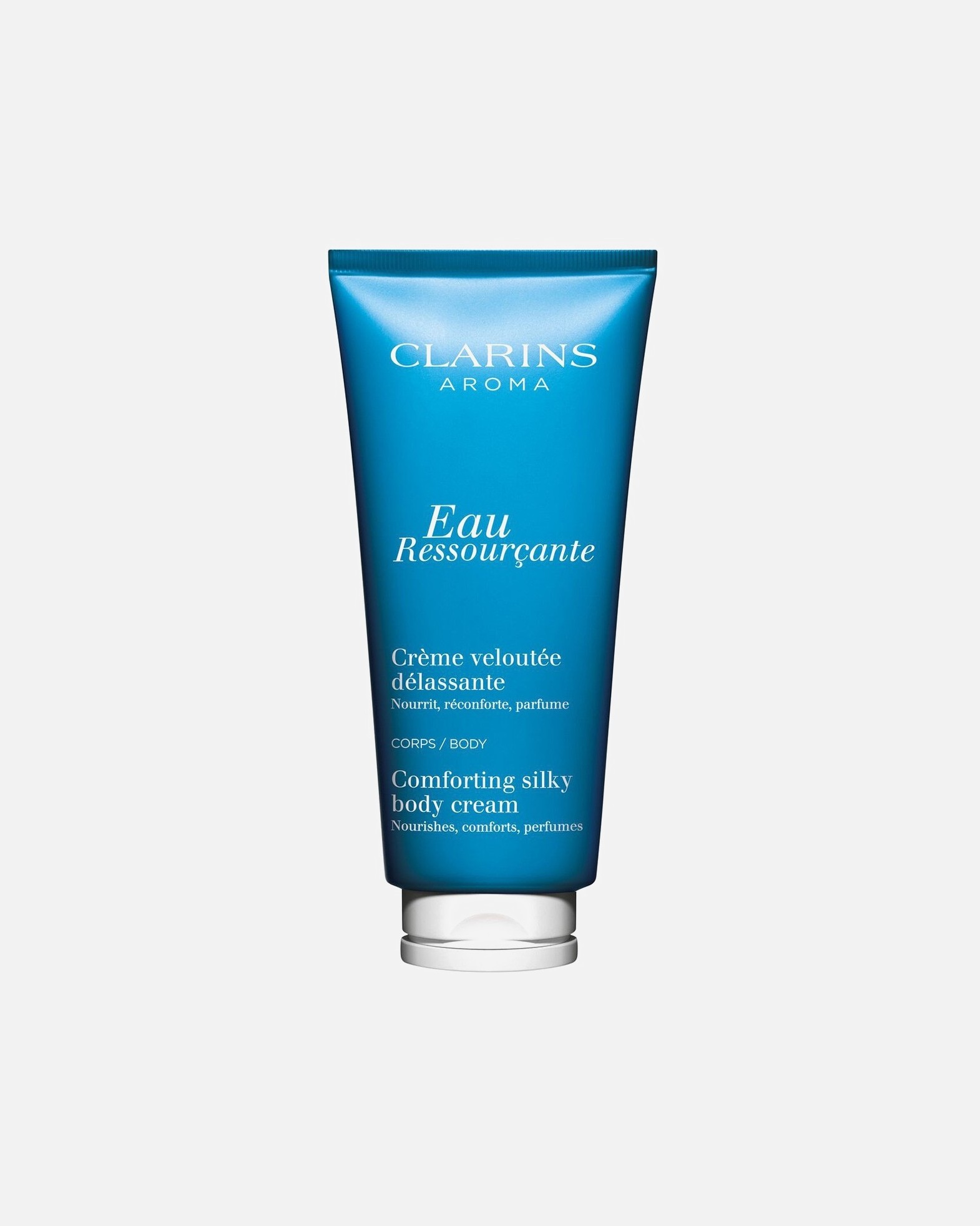 Clarins kūno kremas „Eau Ressourcante“ Raminantis, šilkinis kūno kremas - 200 ml