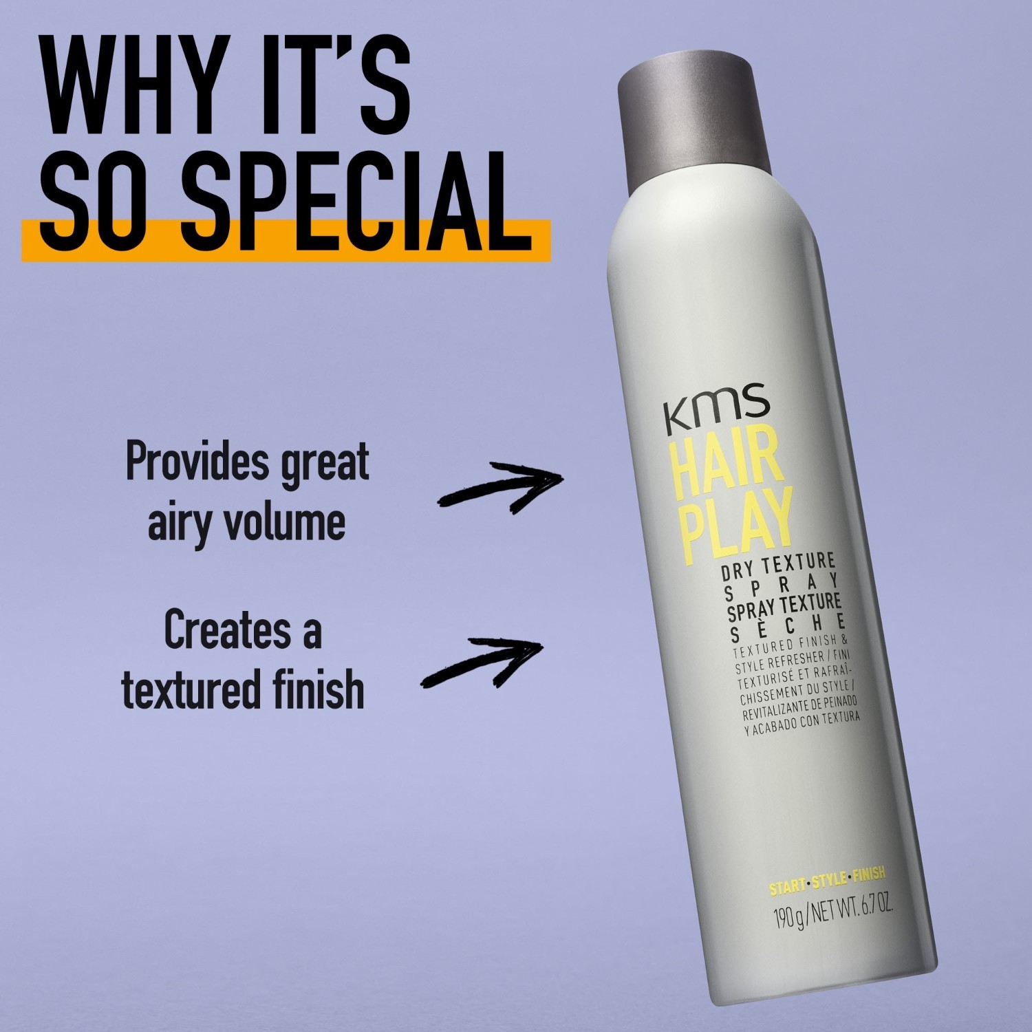 KMS Haarspray Trockentexturspray - 250 ml