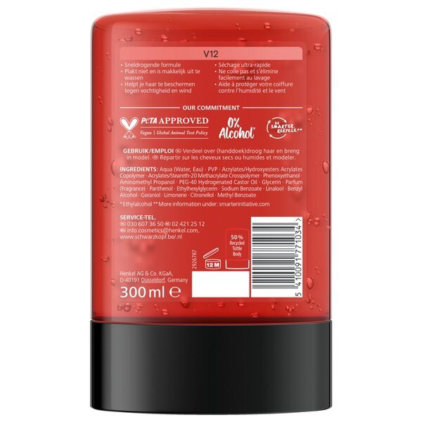 Stylingový gél Taft V12 Power 300 ml