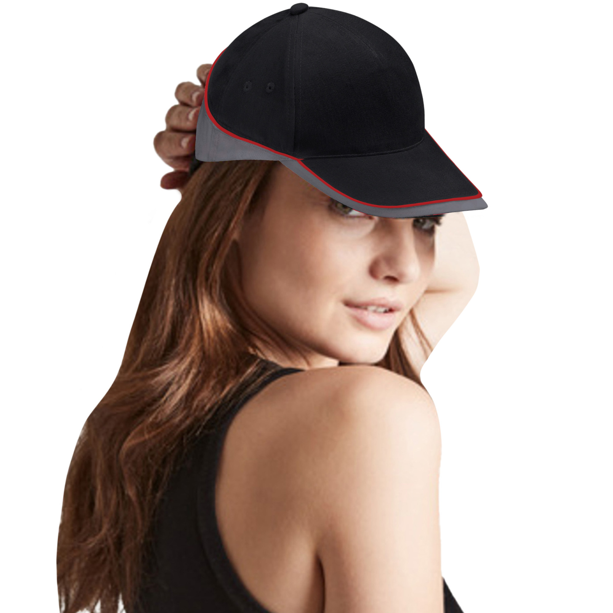 Gorra/visera Deportiva Beechfield Competition 100% Algodón.