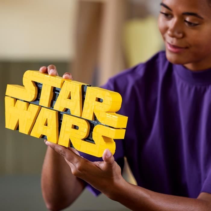 LEGO Star Wars 75407 Logo De Star Wars En Briques - Set De Construction Pour Adulte – Déco
