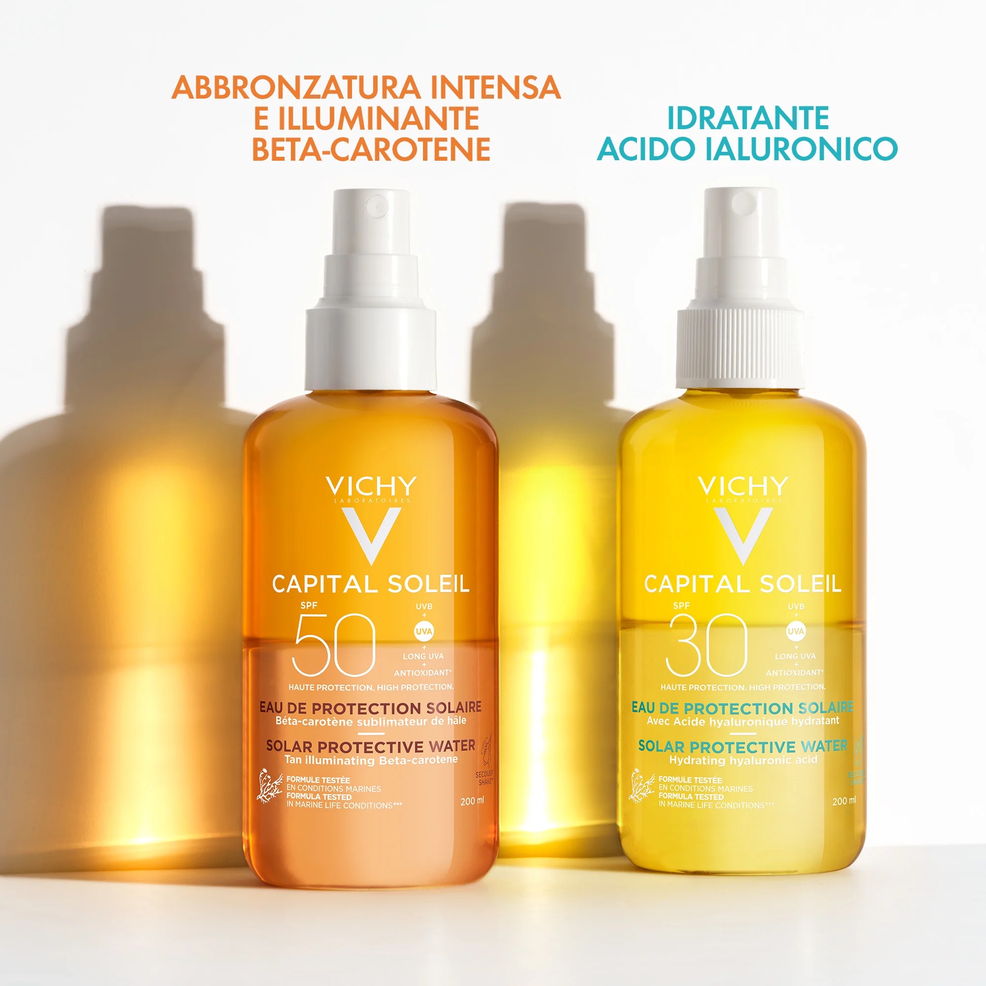 VICHY Vichy Ideal Soleil Feuchtigkeitsspendende Sonnencreme 200 ml mit Hyaluronsäure