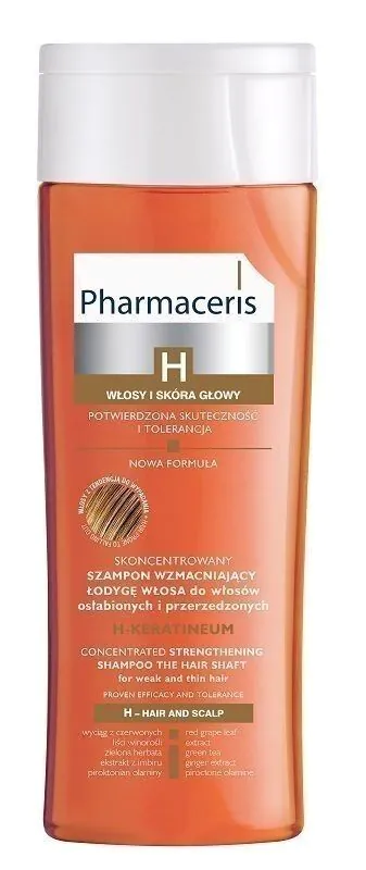 Pharmaceris H Keratineum Skoncetrowany szampon wzmacniający włosy osłabione