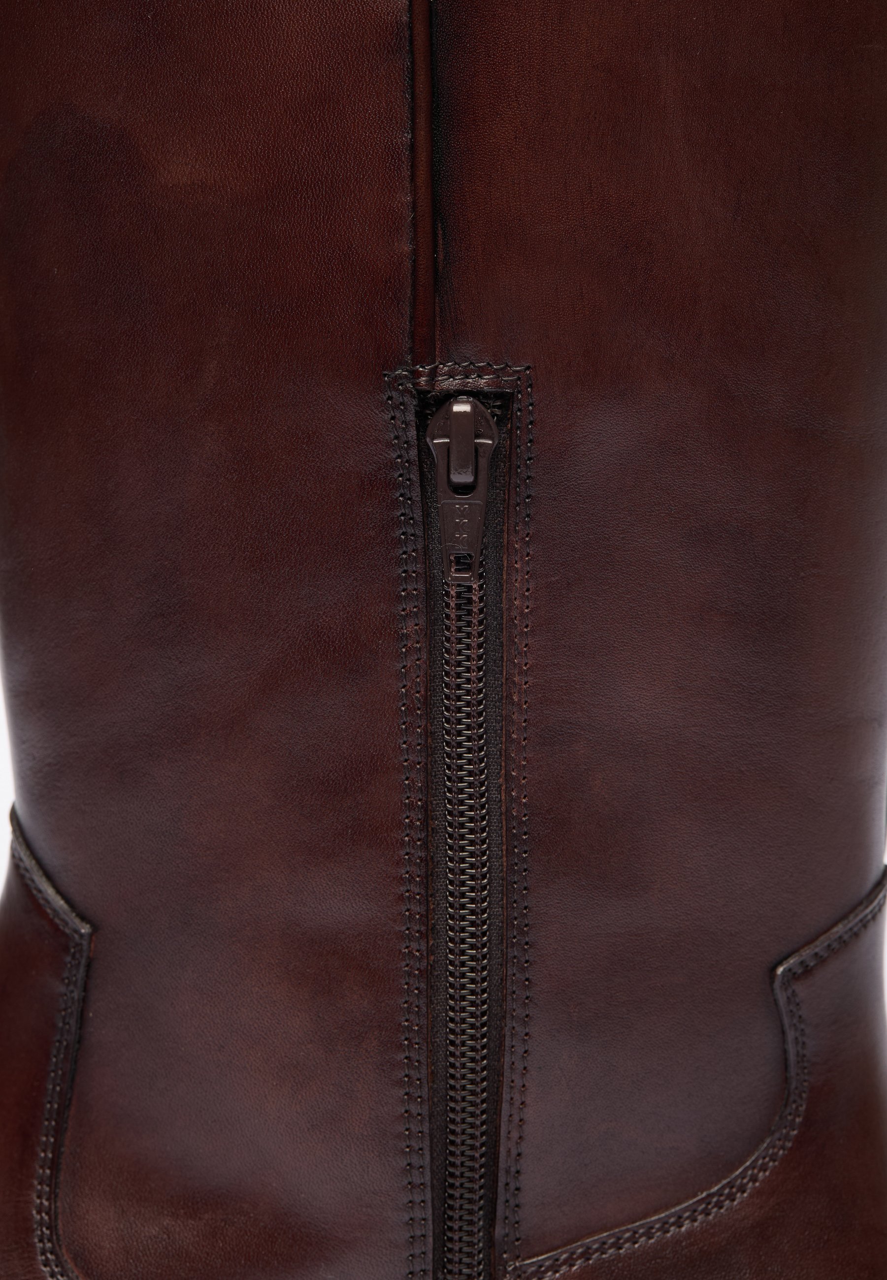 Zign Studio UNISEX - Cowboy-/Bikerstiefel - Dunkelbraun
