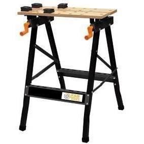 FARTOOLS ONE - WB 100 Adjustable Folding Workbench in Wood and Metal - 100 kg Capacity - 83 cm Height