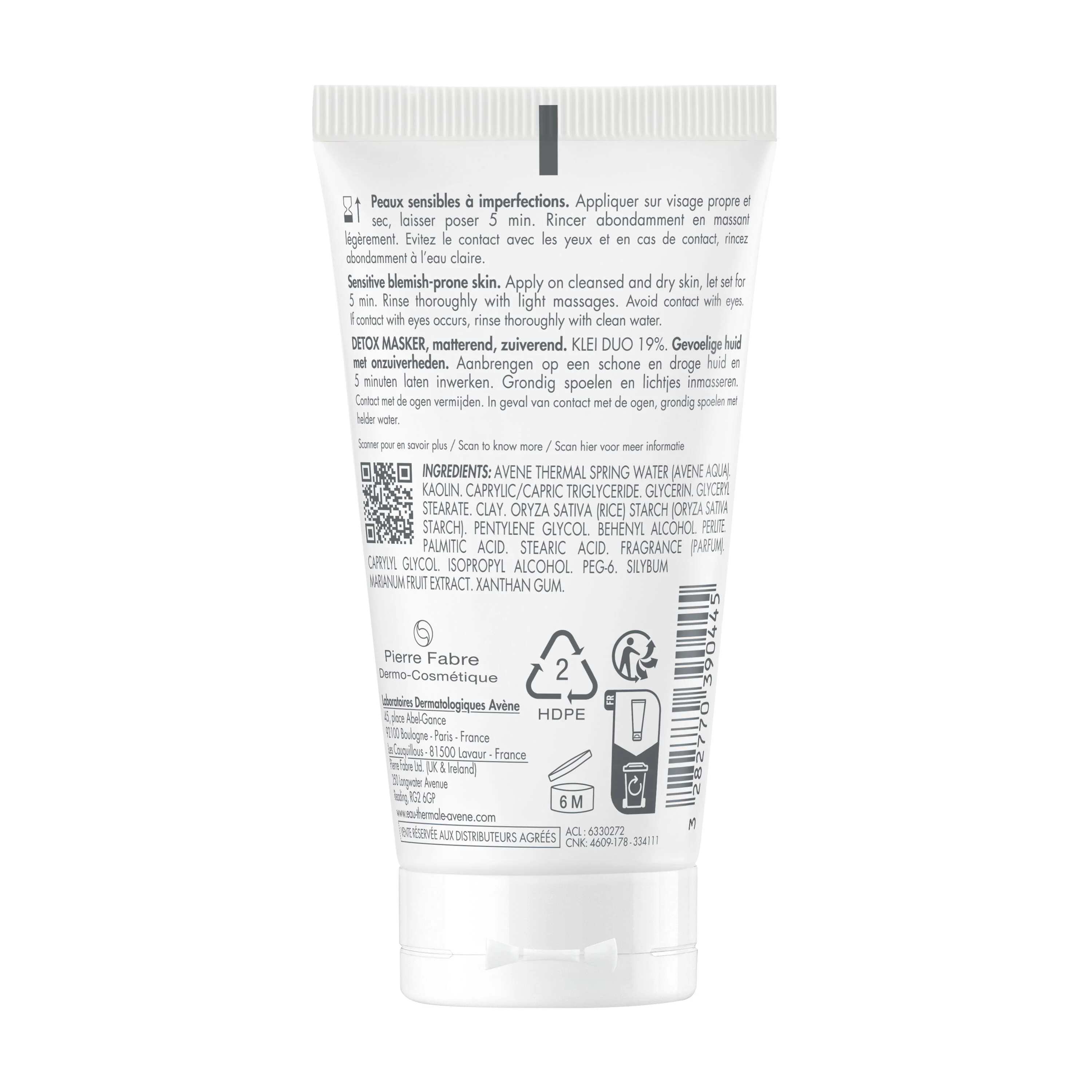 Cleanance Maschera Detox - Maschera Purificante viso, Trattamento detossinante