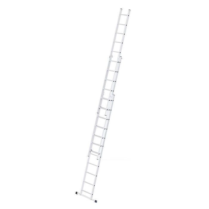 Escalera convertible de aluminio LAD, 3 secciones, 11 peldaños