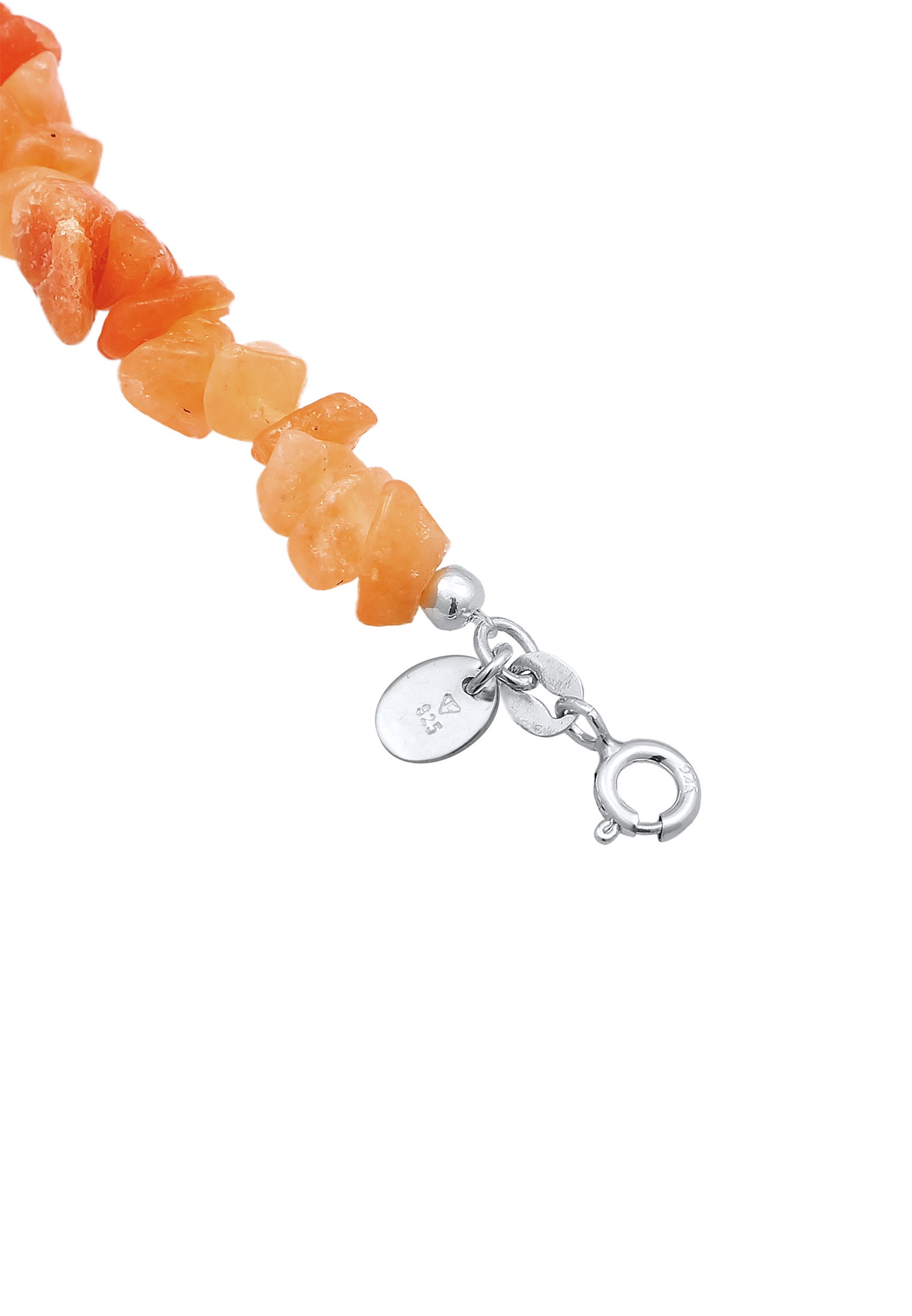 Elli PREMIUM Elli PREMIUM Bracelet Femmes Pierres Nature Perles avec Aventurine Marron en argent sterling 925