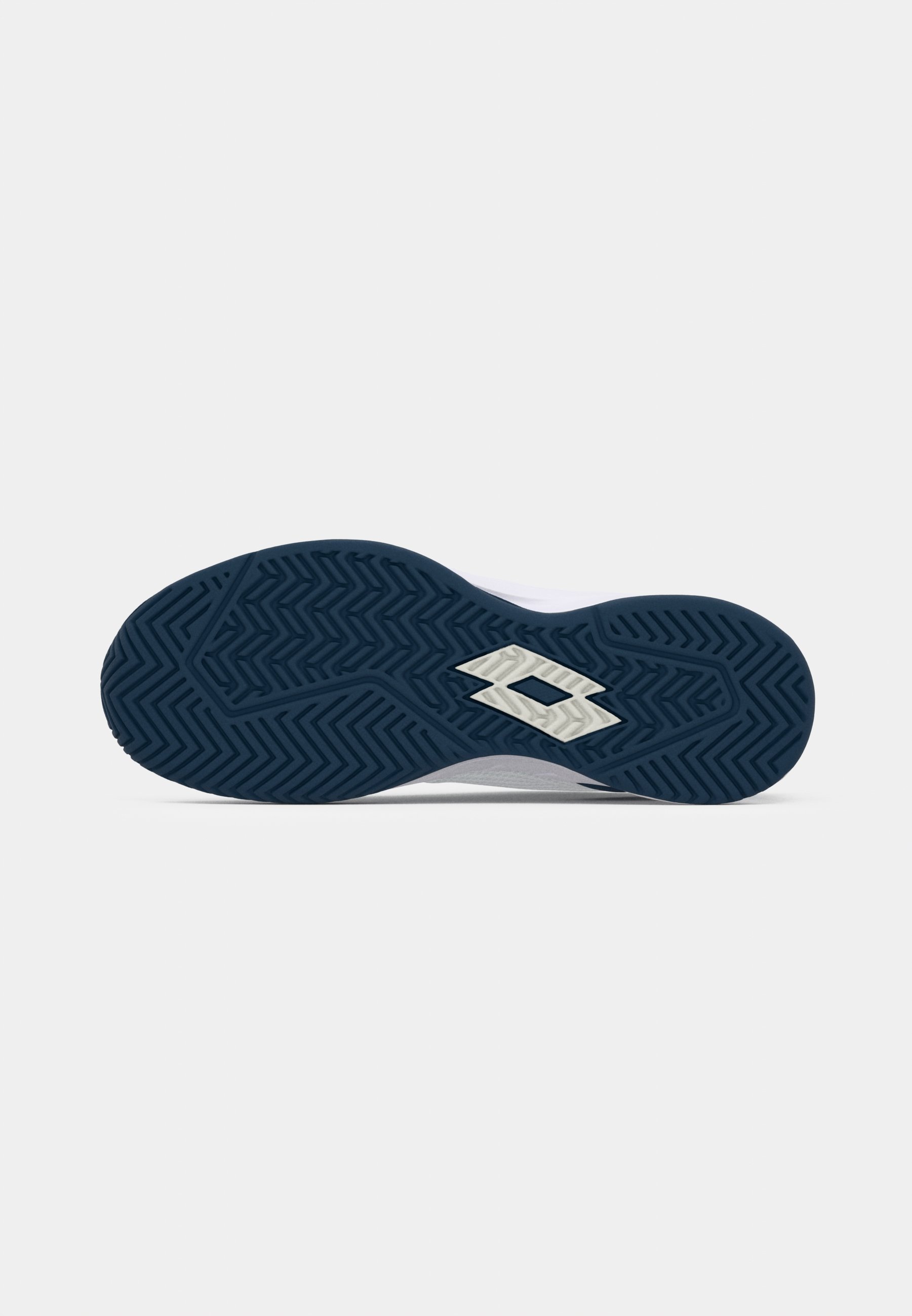 Lotto MIRAGE 600 ALR - Chaussures de tennis multicourts - Blanc/Denim foncé/Bleu clair