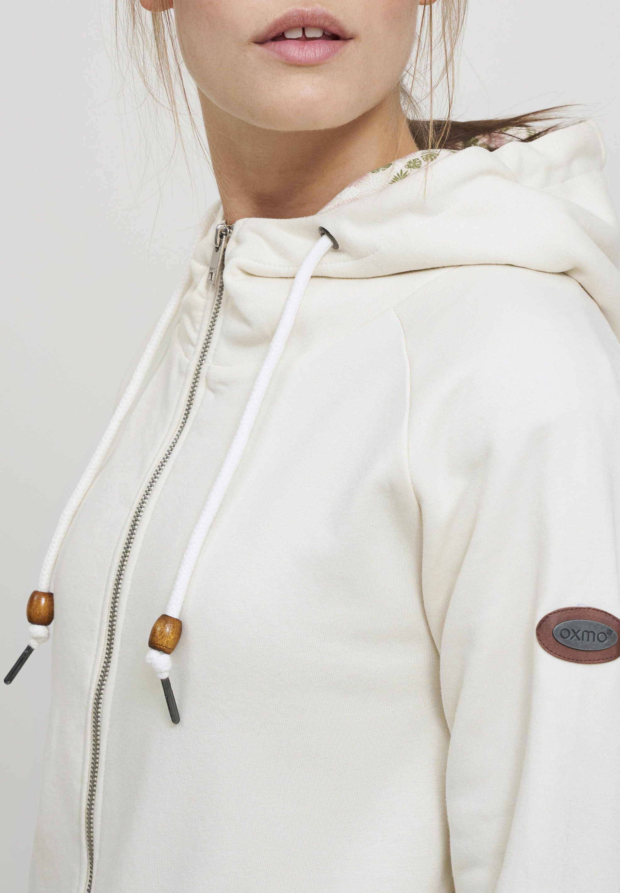 Oxmo OXULLA - Mikina na zip - bříza