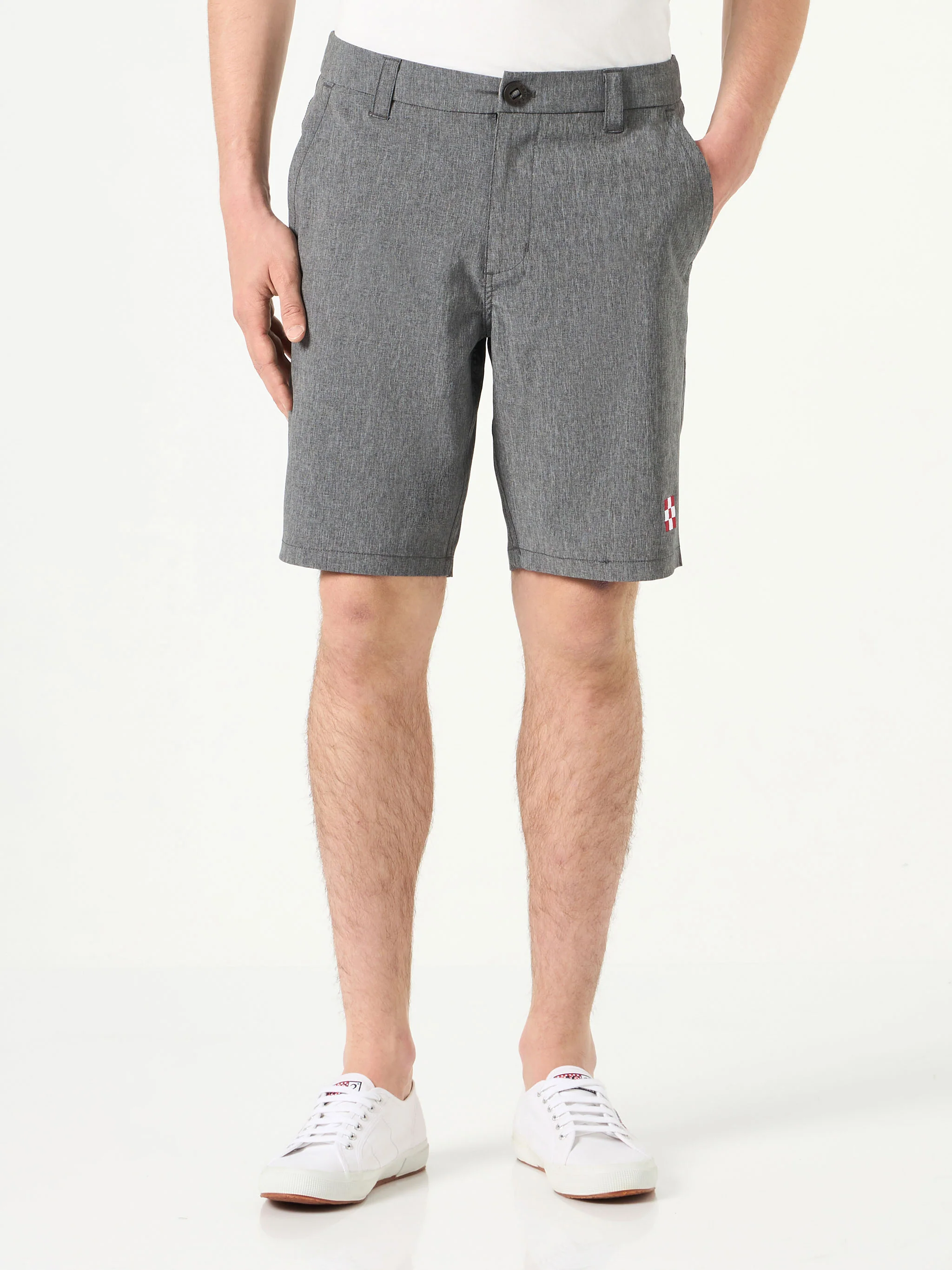 Bermudashorts voor heren in zwarte ripstopstof
