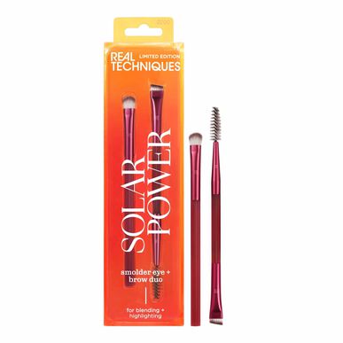 „Real Techniques Solar Smolder Eye Brow Duo“ akių ir antakių šepetėlių rinkinys 1 vnt. 1 vnt.