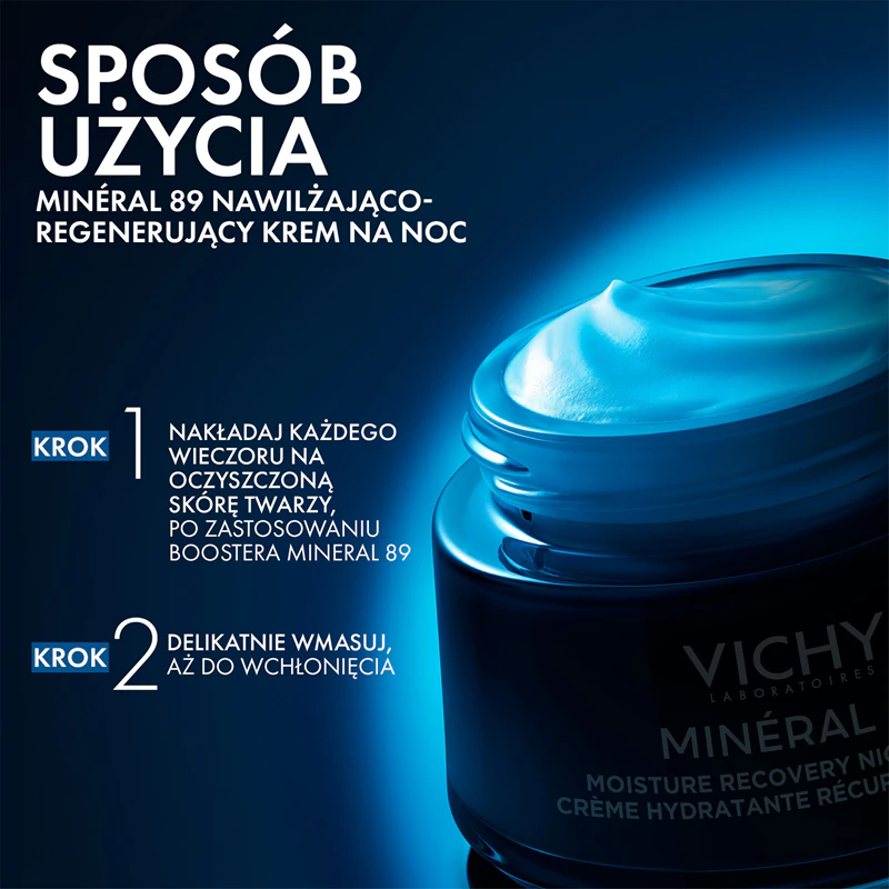 Vichy Minéral 89 Hydratační regenerační noční krém