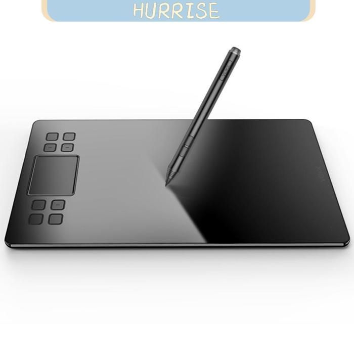 Tbest VEIKK A50 animatietablet, 10 x 6 inch grafisch tekentablet, groot actief oppervlak, 8 sneltoetsen, zwart