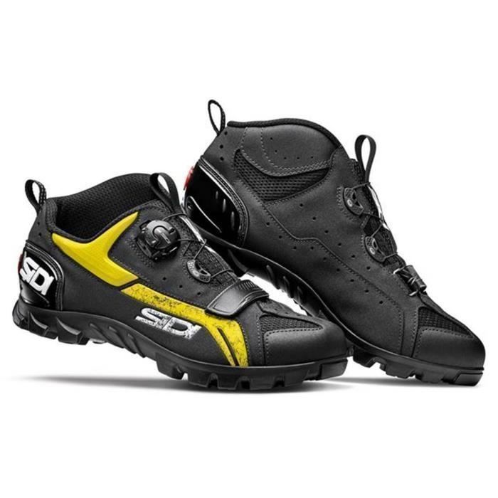 Scarpe da ciclismo Sidi Defender - nero/giallo - taglia 43