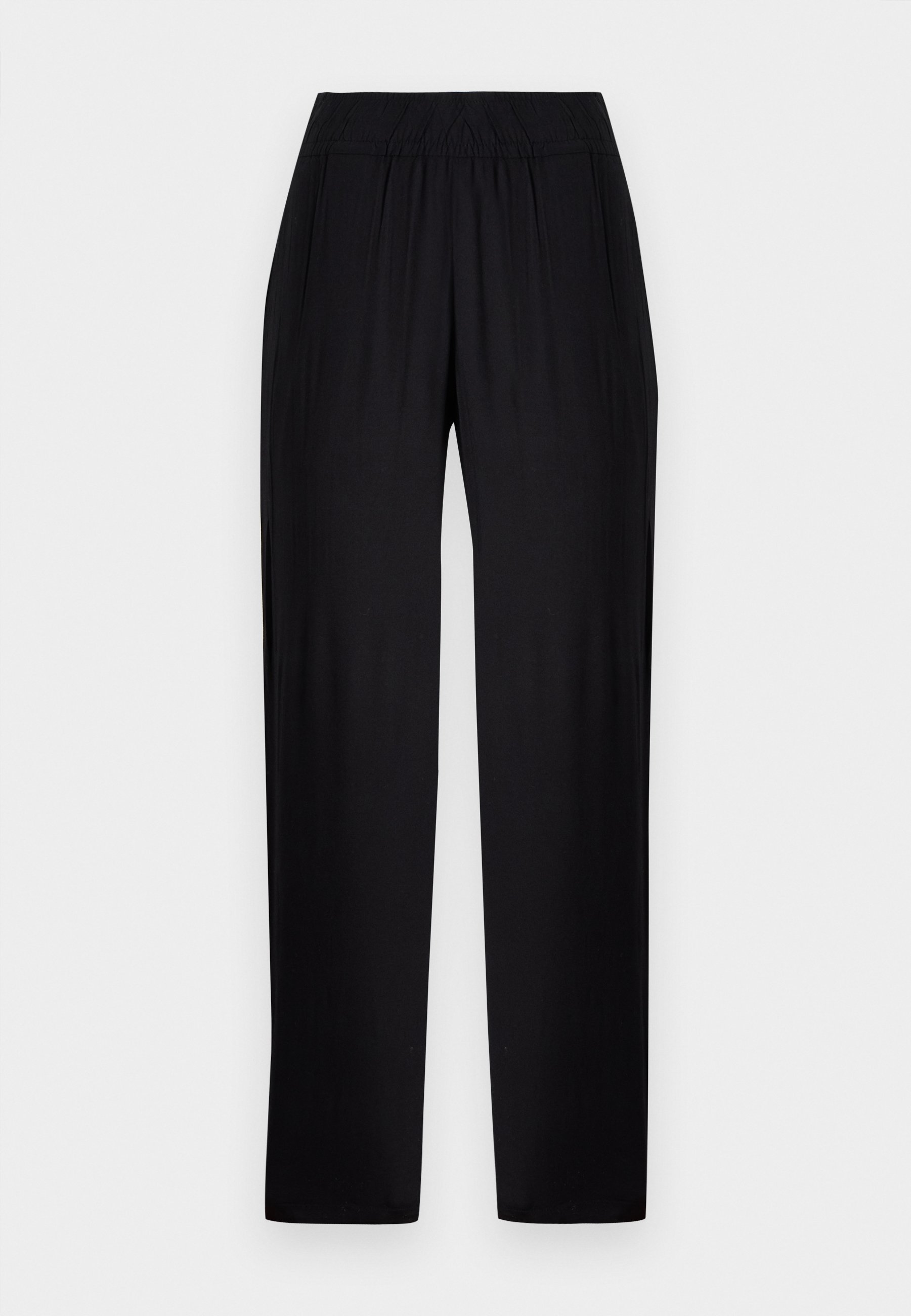TOM TAILOR LOOSE FIT - Kelnės - tamsiai juodos