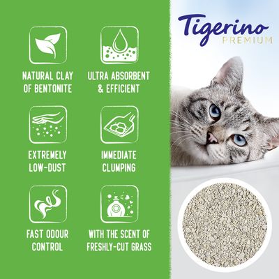 Tigerino Prémium Macskaalom – Frissen vágott fű