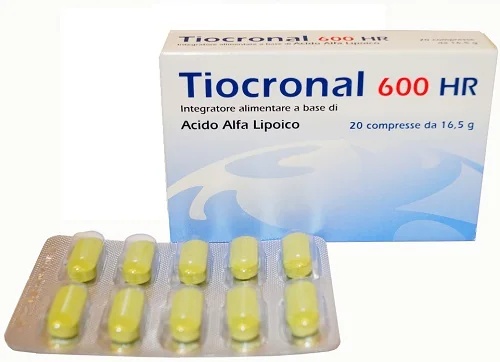 Tiocronal 600 HR 20 Tabletten Antioxidans-Nahrungsergänzungsmittel